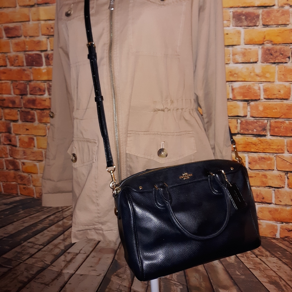 Coach leather mini Bennett crossbody satchel
